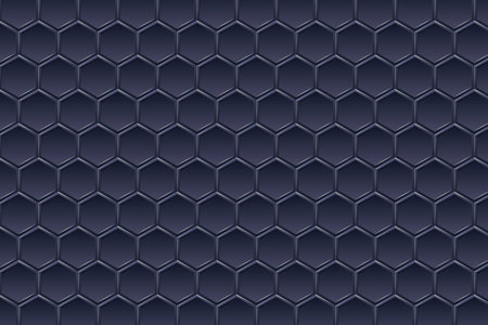 Futuristic perspective hexagon wide angle landscape. Perfect for banner, web, headline, cover,...