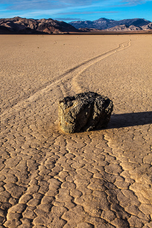 The Racetrack Death Valley National Park Californiaの写真素材