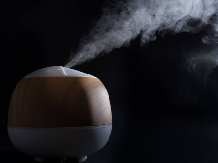 humidifier in actionの写真素材