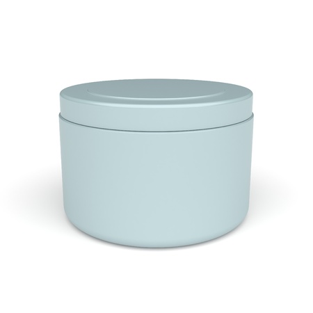 3d cream packing on the white backgroundの写真素材