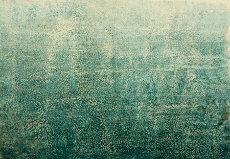 Dirty old textured grunge art green blue backgroundの写真素材