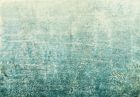 Dirty old textured grunge art green blue backgroundの写真素材