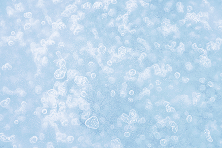 Textured ice blue frozen winter backgroundの写真素材