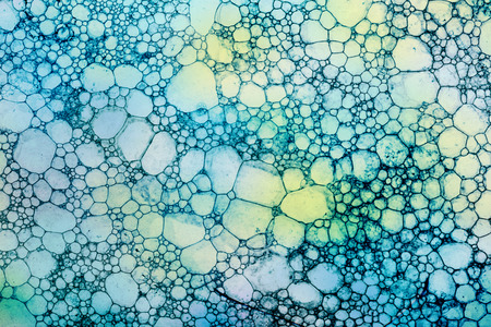 Watercolor abstract foam effect art painting backgroundの写真素材