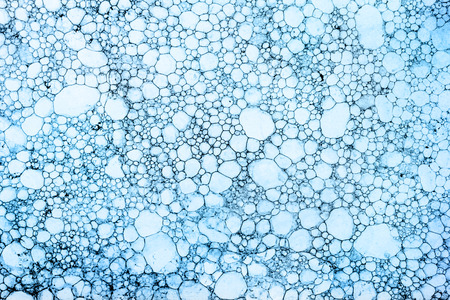 Watercolor abstract foam effect art painting backgroundの写真素材