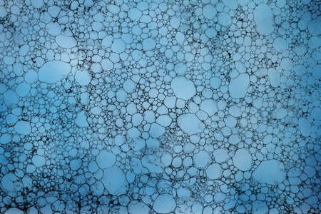 Watercolor abstract foam effect art painting backgroundの写真素材