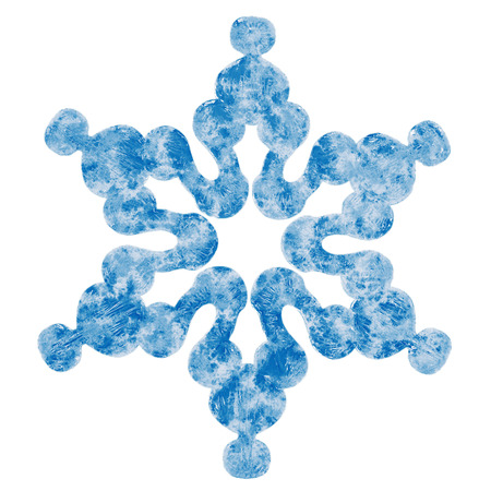 illustration of snowflakeの写真素材