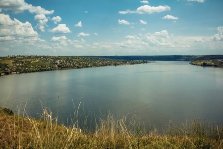 Dniester river landscapeの写真素材