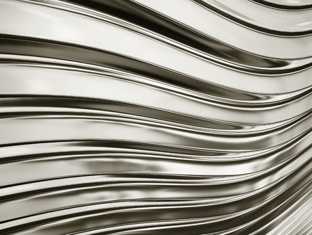 Rendering abstract chromium backgroundの写真素材