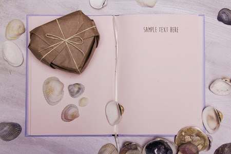 Sea souvenir conceptの写真素材