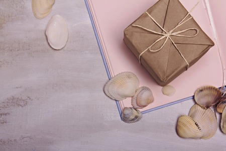 Sea souvenir conceptの写真素材
