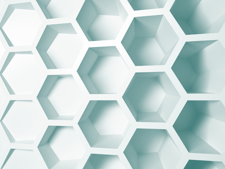 Rendering abstract white nano backgroundの写真素材
