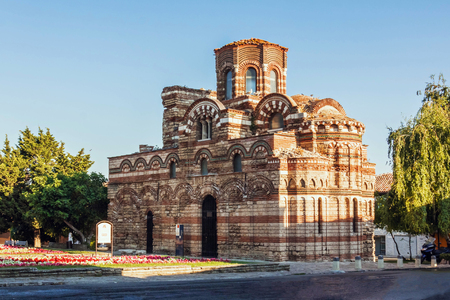 Church of Christ Pantocrator in Nessebar, Bulgariaの写真素材