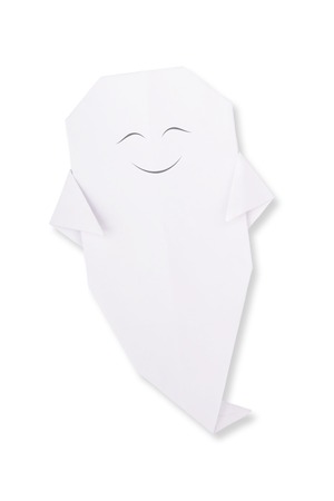 Kind ghost of origamiの写真素材