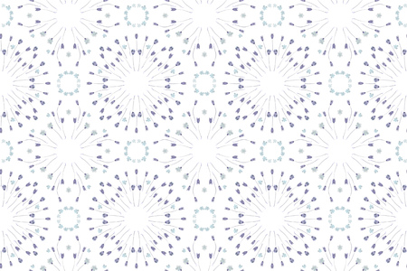 Pressed and dried flowers fragility isolated on white backgroundの写真素材