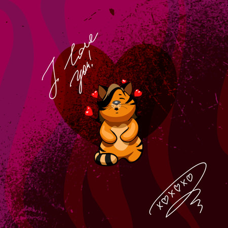 i love youのイラスト素材