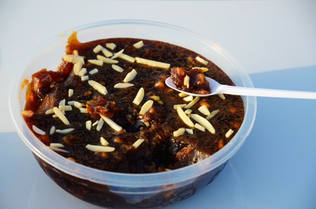 Close-up of the traditional Omani Halwa Dessertの写真素材