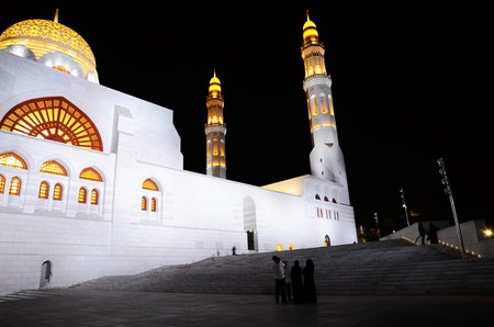 Mohammed Al Ameen Mosque in Muscat, Omanの写真素材