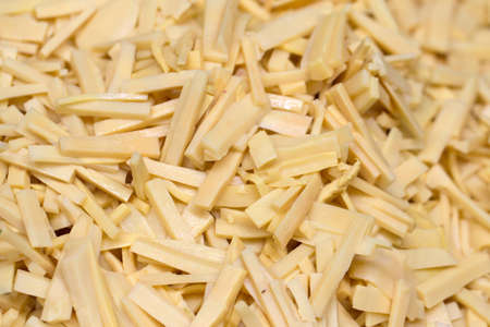 sliced bambooの写真素材