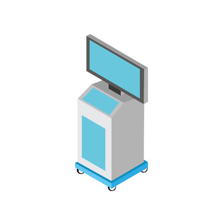 Medical Equipment 3 Flat Icon Illustration Isolated in Whiteのイラスト素材