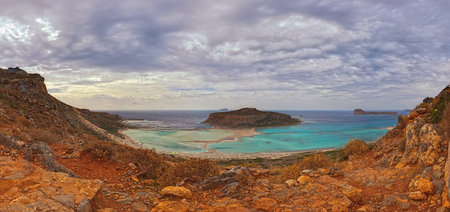 Turquoise beach Balos Gramvousa in Crete
