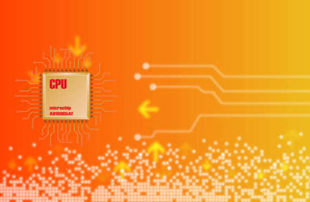 CPU Backgroundの写真素材