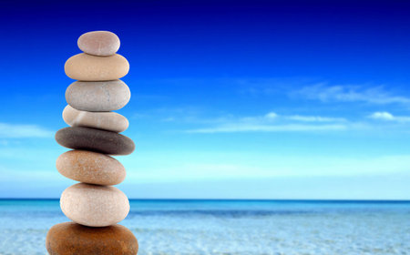 Stone towerの写真素材