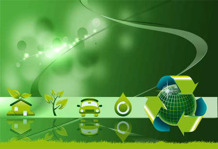 Ecological energies backgroundの写真素材