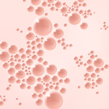 3D Illustration Beauty, Health Care or Toiletries Bubble or and Foam Element for Brochure, Advertising or Book Cover.のイラスト素材