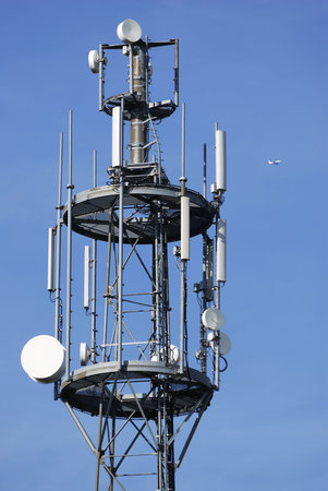 Telecommunication antenna for mobile communications.                                    