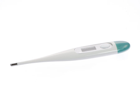 Clinical thermometer isolated on white