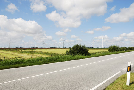 Alternative energy with wind power.
