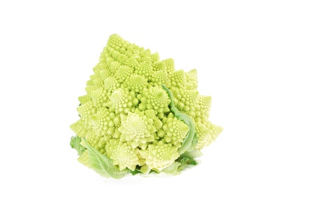 Green, fresh romanesco vegetable raw foodの写真素材