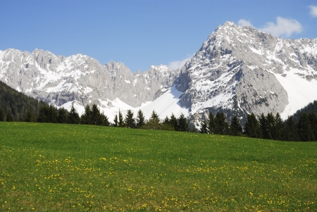 Karwendel mountains in Bavaria (Germany)の写真素材