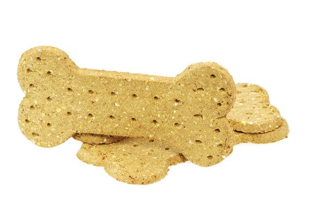 A tasty bone cookie for the dogの写真素材