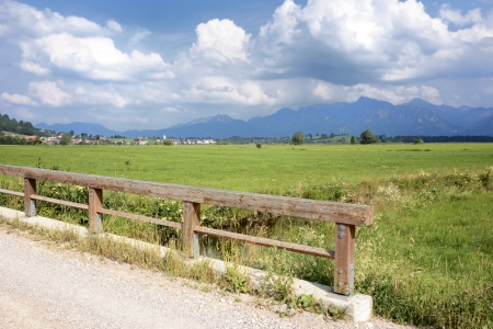 Landscape in the Allgaeu (Bavaria, Germany)の写真素材