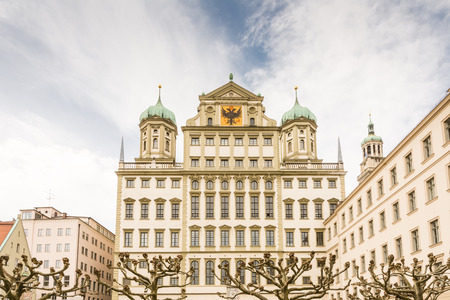 Historic town hall of Augsburg (Germany, Bavaria)の写真素材