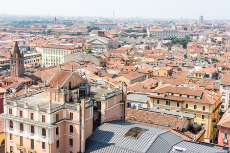 View over the city of Verona (Italy)