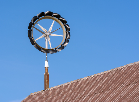 Alternative energy creation with wind powerの写真素材