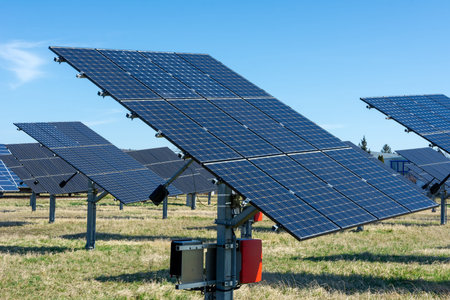 Innovative energy creation in a solar park.