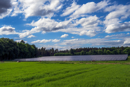 Innovative energy creation in a solar park.