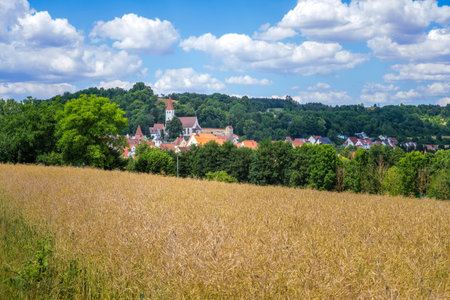 The idyllic town of Greding in Bavaria