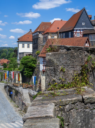 Historic old town of Kronach (Franconia, Germany)のeditorial素材