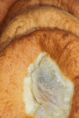 Baking lard cookies, a Bavarian specialty called Ausgezogene