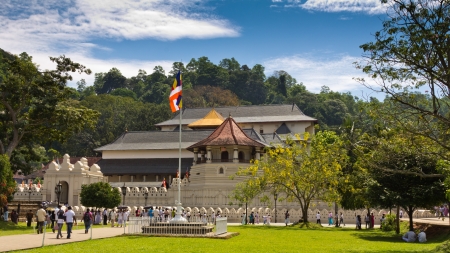 Famous Buddist Temple of the Tooth Relic ,Dalada Maligawa, Sri Lanka のeditorial素材