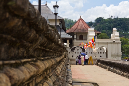  Famous Buddist Temple of the Tooth Relic  Dalada Maligawa , Sri Lanka のeditorial素材