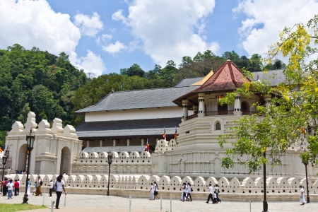  Famous Buddist Temple of the Tooth Relic  Dalada Maligawa , Sri Lanka のeditorial素材