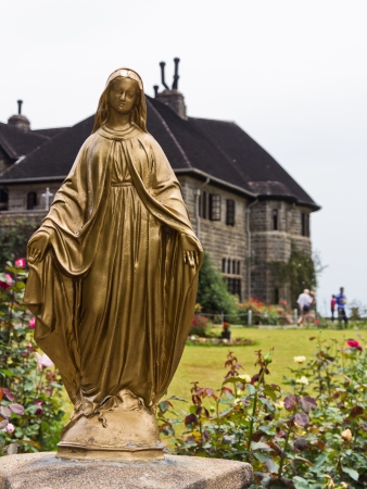 Famous landmark, St. Benedicts Monastery Adisham Bungalow in Haputale. It belongs to the Sylvestero-Benedictine congregation of the Catholic Church.の写真素材