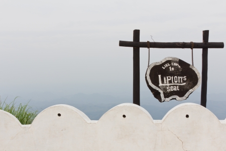 Famous landmark Lipton s Seat, Haputale の写真素材