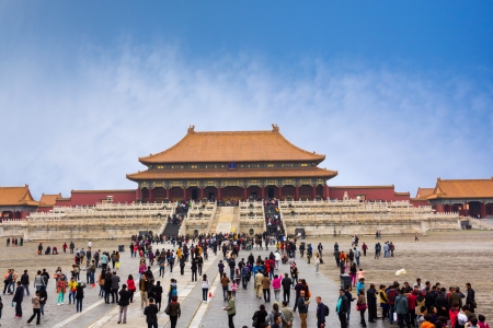 Forbidden city in Beijing, China のeditorial素材